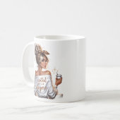 Bazen Dame Koffiemok (Voorkant links)