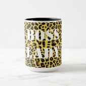 Bazen Dame Luipaardprint Mok (Midden)