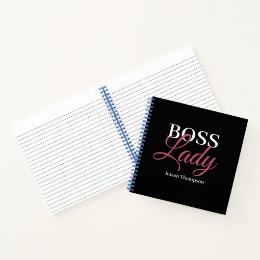 Bazen Dame Notitieboek (Binnen)