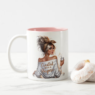 Bazen Dame Tweekleurige Koffiemok