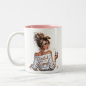 Bazen Dame Tweekleurige Koffiemok (Links)