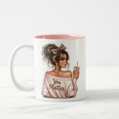 Bazen Dame Tweekleurige Koffiemok (Links)