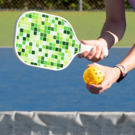 Bazentegels, Groene Mozaïek Tegels, Geometrisch Pa Pickleball Paddle