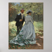 Bazille en Camille - Claude Monet Fine Art Poster (Voorkant)
