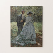 Bazille en Camille Claude Monet Legpuzzel (Verticaal)