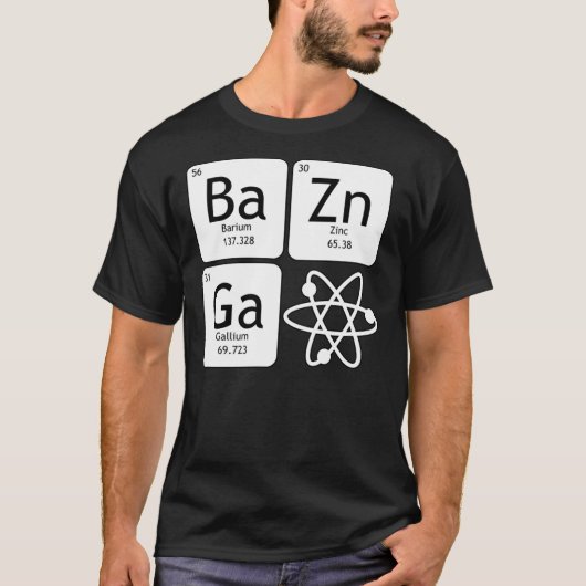 BaZinGa and Atom Classic T-Shirt (Voorkant)