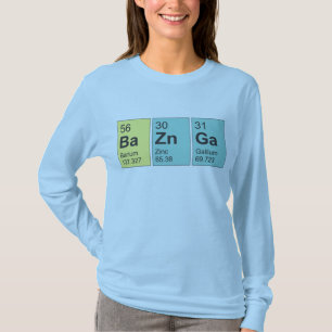 BaZnGa, Scientific Element Dames passen LS T-shirt