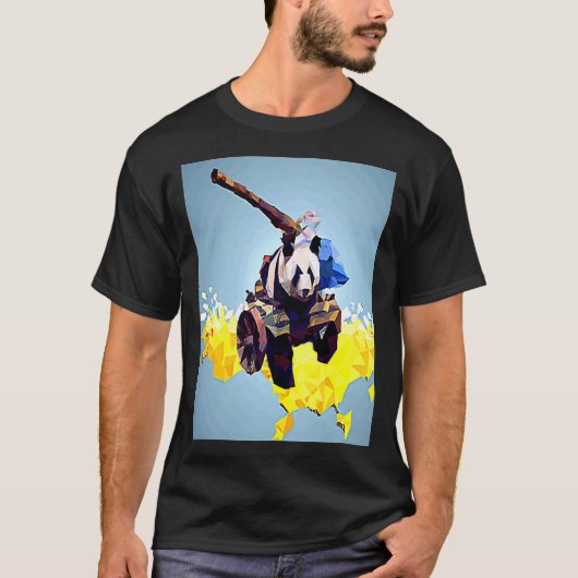Bazooka Freedom Panda Sláva Ukrayíni T-shirt (Voorkant)