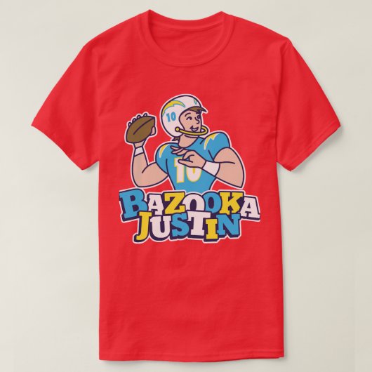 Bazooka Justin Chargers T-shirt (Design voorkant)