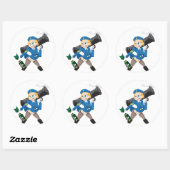 Bazooka Meisje Sticker (Vel)