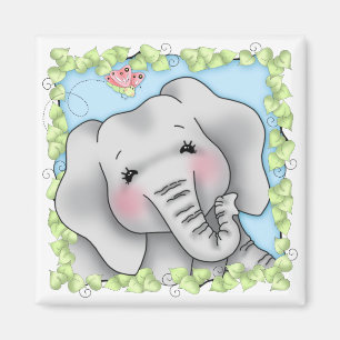 BaZooples Elsie de olifant Magnet