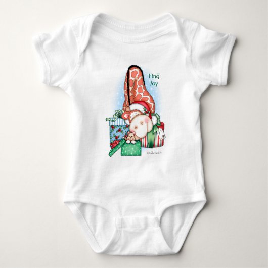 BaZooples "Find Joy" Baby Onsie Romper (Voorkant)