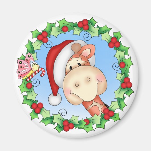 BaZooples Kerstvreugde Gertrude Magneet (Voorkant)