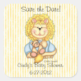BaZooples "Save the Date" Lester Sticker