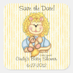 BaZooples "Save the Date" Lester Sticker