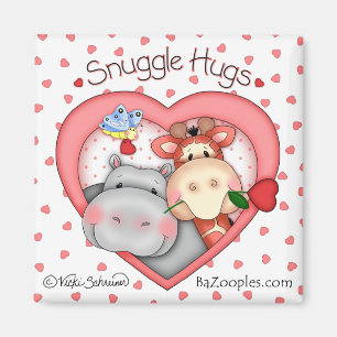 BaZooples "Snuggle Hugs" Love Magnet