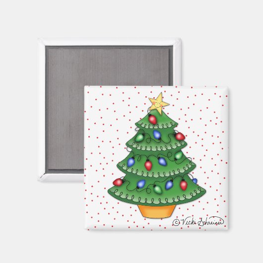 BaZooples vakantieboom magneet (Voorkant / Achterkant)