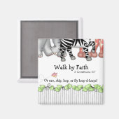 BaZooples "Walk by Faith" Magneet (Voorkant / Achterkant)