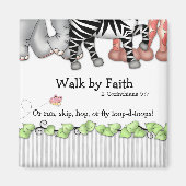 BaZooples "Walk by Faith" Magneet (Voorkant)
