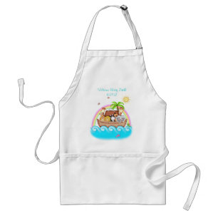 BaZovolks Noah's Ark Personalized Apron Standaard Schort