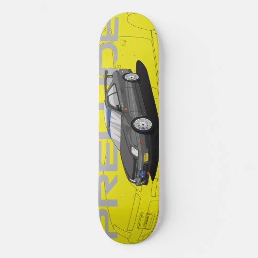BB6 automotive prelude skateboard deck (Voorkant)
