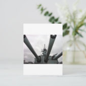 BB-62 Battleship New Jersey Briefkaart (Staand voorkant)