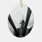BB-62 Battleship New Jersey Keramisch Ornament (Rechts)