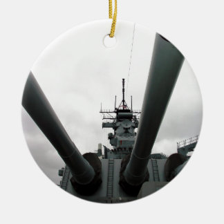BB-62 Battleship New Jersey Keramisch Ornament