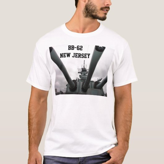 BB-62 Battleship New Jersey T-shirt (Voorkant)