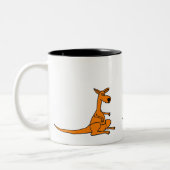 BB- Funny Cartoon Kangaroo Mok (Links)