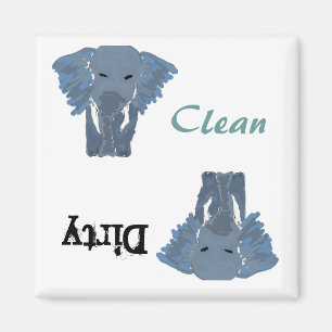 BB- Funny Elephant Dishwasher Magnet