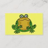 BB- Funny Frog-Visitekaartjes Visitekaartje (Achterkant)