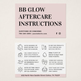 BB GLOW Faciale Nacare Kaart