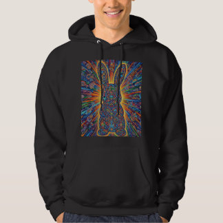 BB-Hoodie zwart kosmisch konijn Hoodie