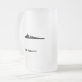 BB Oude School Matglas Bierpul (Voorkant links)