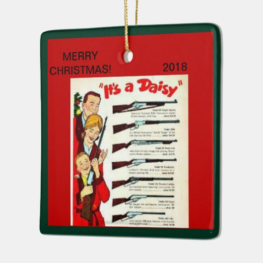 BB Pistolen kerstversiering Keramisch Ornament (Links)