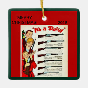 BB Pistolen kerstversiering Keramisch Ornament