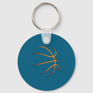 Bball Basketbal Illustratie Sleutelhanger