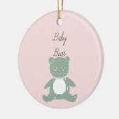 Bbay Beer Girl Decoration Keramisch Ornament (Links)