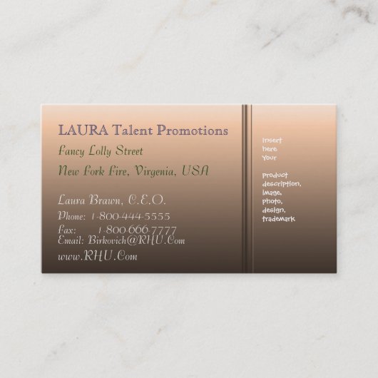 BBB - BAVERLY Brown Beauty 3 Visitekaartje (Voorkant)