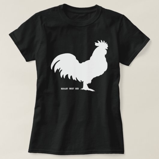 BBB White Rooster T-shirt (Design voorkant)