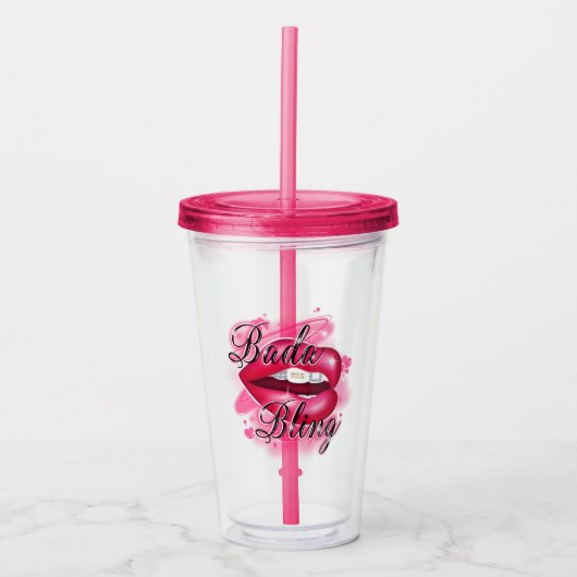 BBBM originele logo Acryltumbler Acryl Drinkbeker (Voorkant)