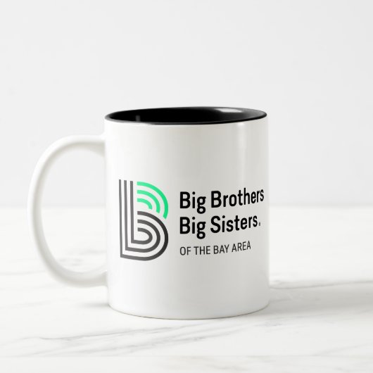 BBBS van het Bay Area Tweekleurige Koffiemok (Links)