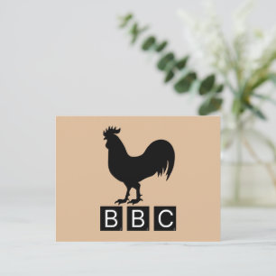 BBC - Big Black Cockerel Briefkaart