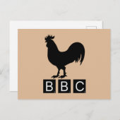 BBC - Big Black Cockerel Briefkaart (Voorkant / Achterkant)