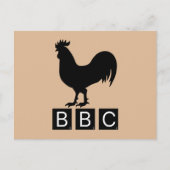 BBC - Big Black Cockerel Briefkaart (Voorkant)