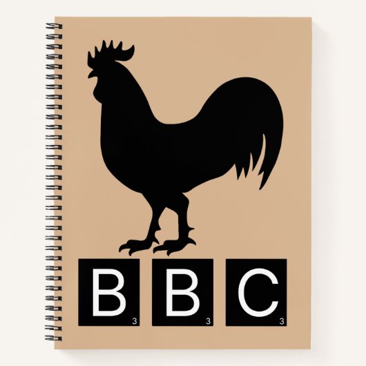 BBC - Big Black Cockerel Notitieboek (Voorkant)