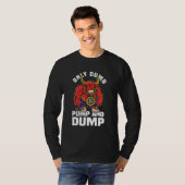 BBC Bull Market Dumb Pump en Dump Cryptocurrency T-shirt (Voorkant volledig)