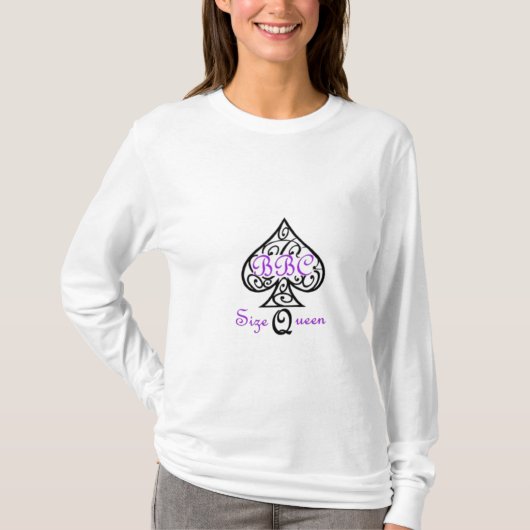 Bbc Grootte koningin T-shirt (Voorkant)