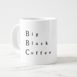 BBC Grote Zwarte Koffiemok Koffiekop